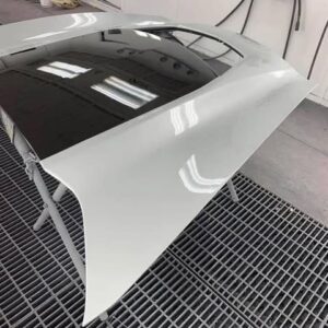 C7 Z06 hood. Exposed carbon fiber