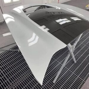 C7 Z06 hood. Exposed carbon fiber