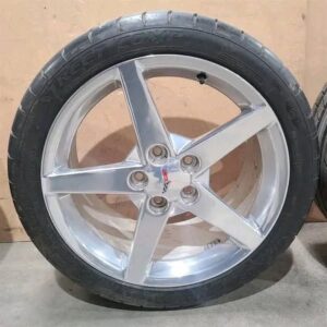 05-13 Corvette C6 5 Spoke Polished Aluminum