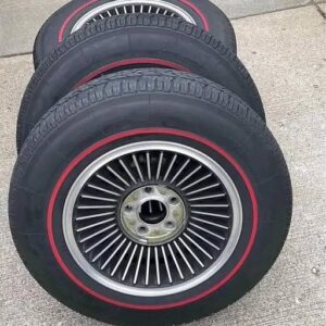 1967 Corvette bolt on wheels and redline radial tires