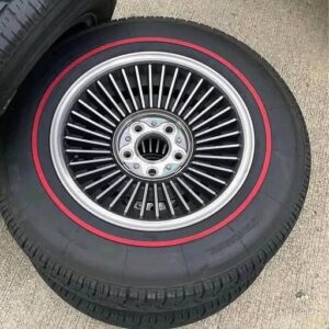 1967 Corvette bolt on wheels and redline radial tires