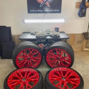 C7 corvette wheels powder coated