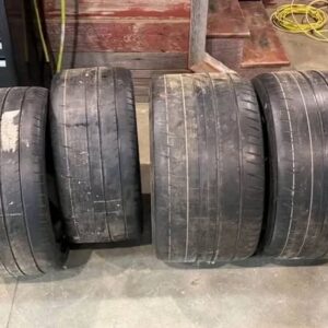 Corvette C8 Z06 wheels and tires. Same size as factory