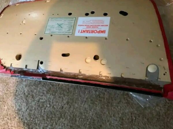 1967 Chevrolet Corvette Coupe Red Standard Door Panels - Image 5