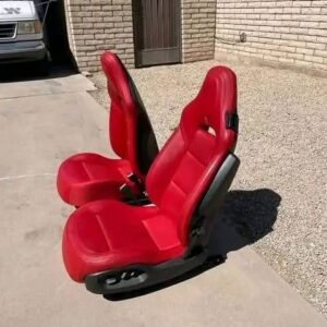 Set of OEM C7 Corvette seats in red