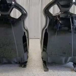 14-19 CORVETTE C7 OEM COMPETITION SPORT BUCKETS PAIR GRAY LEATHER. OEM C7 COMPETITION SEATS HEATED VENTILATED OPT KQV AE4