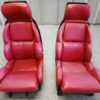 89-93 CORVETTE C4 SEATS PAIR, RED