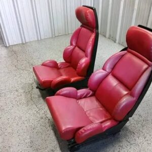 89-93 CORVETTE C4 SEATS PAIR, RED