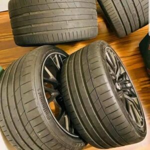 Mint condition literally like new OEM Gunmetal Metallic wheels