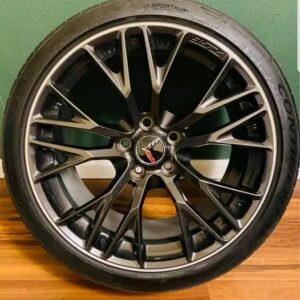 Mint condition literally like new OEM Gunmetal Metallic wheels
