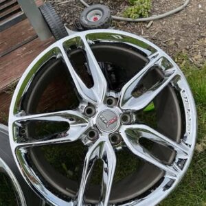 Set of 4 Corvette Stingray Chrome Factory Wheels