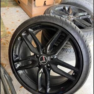 Set of OEM z51 Wheels and tires off my c7 corvette