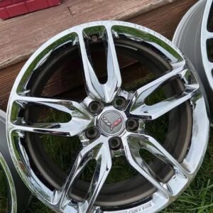 Set of 4 Corvette Stingray Chrome Factory Wheels