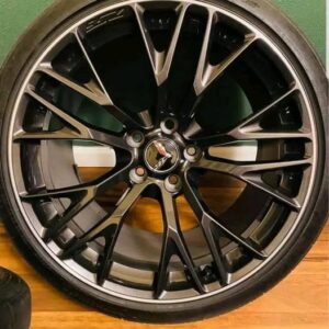 Mint condition literally like new OEM Gunmetal Metallic wheels