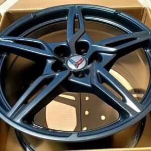 2021~2022 Chevy Corvette C8 Wheels 19" & 20" Oem Rims Satin Black