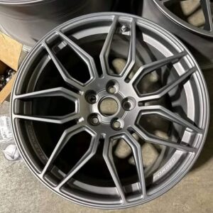Up for sale is Set of fairly used Chevrolet Corvette Z06 wheels Forged C8 OEM titanium Satin OEM (120 miles)
