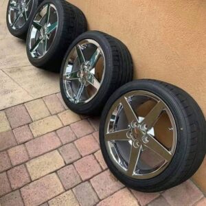 Corvette C6 chrome wheels