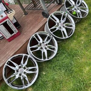 Set of 4 Corvette Stingray Chrome Factory Wheels