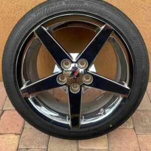 Corvette C6 chrome wheels