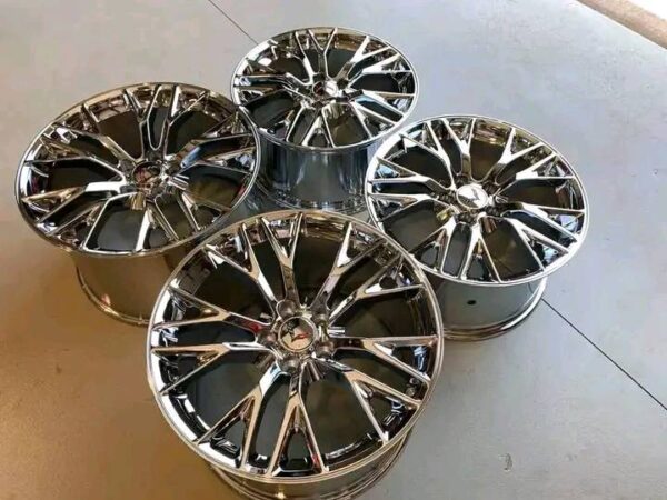 Genuine GM OEM Chrome Corvette Wheels. - Image 3