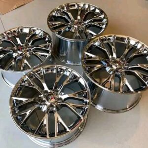 Genuine GM OEM Chrome Corvette Wheels.