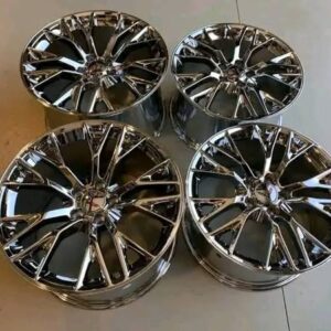 Genuine GM OEM Chrome Corvette Wheels.