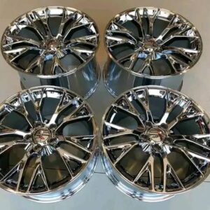 Genuine GM OEM Chrome Corvette Wheels.