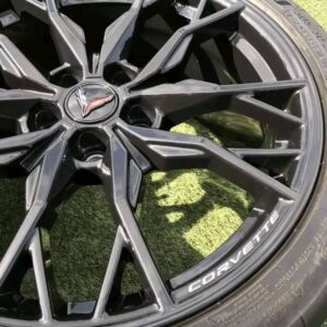 Original Corvette C8 Forged Wheels and Tires.