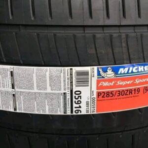 MICHELIN PILOT SUPER SPORT ZP CORVETTE TIRE NEW SET