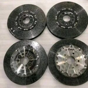 Complete front are rearceramic brake system removed from a 2017 CorvetteC7 Z07