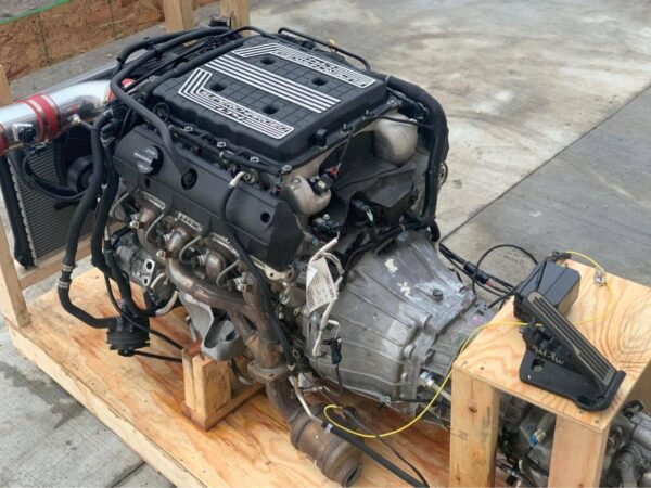 2015 CHEVROLET CORVETTE Z06 6.2L LT4 COMPLETE ENGINE PULLOUT 21K MILES FACTORY SUPER CHARGED. - Image 2