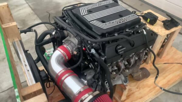 2015 CHEVROLET CORVETTE Z06 6.2L LT4 COMPLETE ENGINE PULLOUT 21K MILES FACTORY SUPER CHARGED. - Image 4