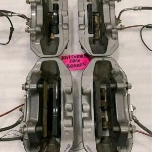 Complete front are rearceramic brake system removed from a 2017 CorvetteC7 Z07