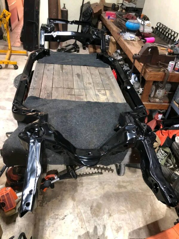 Extremely Nice Professionally Powder Coated 1967 GTO or 1967 Chevelle A-Body Frame - Image 4
