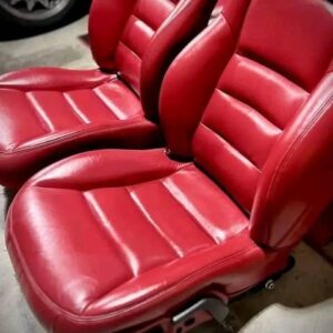 2010 Corvette C6 Red Leather Seats And Door Panle Practically New