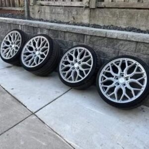 Selling my corvette C8 complete set of tires and wheels