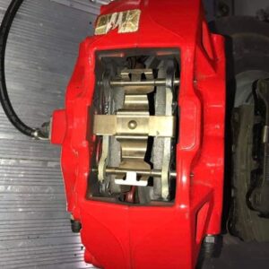 All 4 of the OEM Brembo Red Brake Calipers, with Stock Brake lines, Stock Rotors and Pads with 4100 miles on them