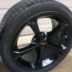 full set of OEM Chrome wheels and tires
