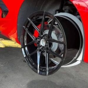 C7 PREMIERE EDITION TORQUE WHEELS & TIRES  FOR C6 CORVETTE C7 Premiere Edition Torque Wheel & Tire Package for base model C6 2005-2013 Corvettes Asking$1600 Upgrade your 2005-2013 C6 Corvette with a C7 Premiere Edition Torque Wheel & Tire Package from Corvette Garage, delivered to your door, ready to bolt on with no hassles or headaches. Wheel & Tire Package fits on C6 base model Corvettes only. Available in chrome finish. Sold as a complete set – (2) 19×8.5 and (2) 20×10. New Michelin Pilot Sport AS3+ (non-runflat), sizes 245-35-19 and 285-30-20. GM tire pressure sensors for 2005-2013 C6 Corvette. Mounted and Hunter Road Force balanced – best in the industry. GM C6 center caps included..