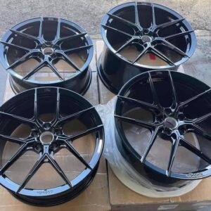 C7 PREMIERE EDITION TORQUE WHEELS & TIRES  FOR C6 CORVETTE C7 Premiere Edition Torque Wheel & Tire Package for base model C6 2005-2013 Corvettes Asking$1600 Upgrade your 2005-2013 C6 Corvette with a C7 Premiere Edition Torque Wheel & Tire Package from Corvette Garage, delivered to your door, ready to bolt on with no hassles or headaches. Wheel & Tire Package fits on C6 base model Corvettes only. Available in chrome finish. Sold as a complete set – (2) 19×8.5 and (2) 20×10. New Michelin Pilot Sport AS3+ (non-runflat), sizes 245-35-19 and 285-30-20. GM tire pressure sensors for 2005-2013 C6 Corvette. Mounted and Hunter Road Force balanced – best in the industry. GM C6 center caps included..