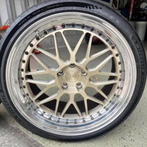 You’re looking at a set of like new BC Forged 2 piece MLE81 wheels