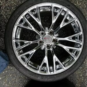 2015 c7z06 rims/tires, factory oem chrome