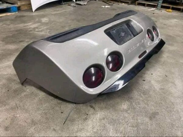 1997-2004  Corvette C5 Light Pewter (11U) Rear Bumper Cover with Tail Lights and Spoiler - Image 8