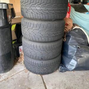 I have a set of C4 Corvette factory chrome Turbine wheels, and great condition tires