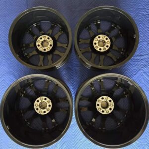 of 2023 Chevy Corvette C8 Z51 Stingray OEM 19/20" 70th Anniversary Edition forged alloy wheels with center caps