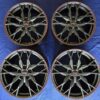 of 2023 Chevy Corvette C8 Z51 Stingray OEM 19/20" 70th Anniversary Edition forged alloy wheels with center caps