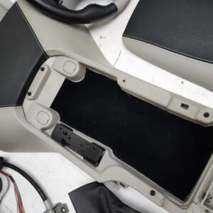 Corvette C6 Custom Titanium LEATHER Glove Box Lower Dash Console Steering Wheel