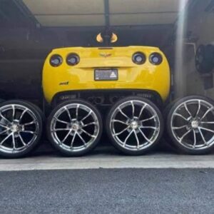 Selling a set of (4) Corvette Chrome Cup wheels, chevy factory wheels, tires, tpms.