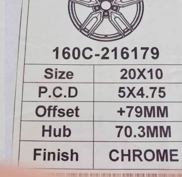 GM OEM Chrome Corvette Wheel - Image 7