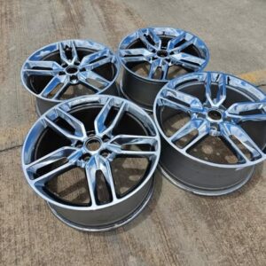 19" + 20" Chevy Corvette OEM wheels rims  chrome